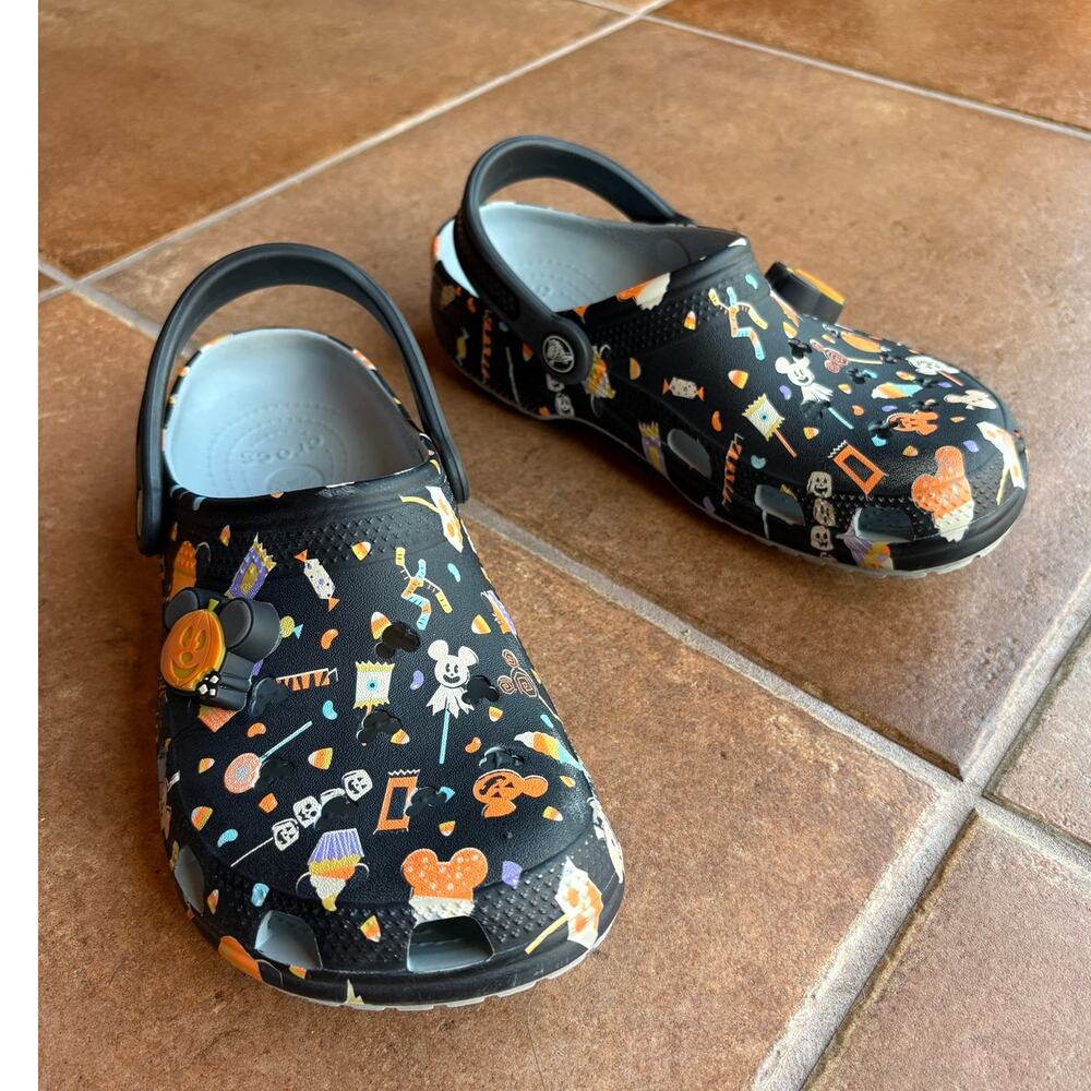 Crocs Disney X Halloween Crocs Clogs Cute Cartoon Colorful Micky Mouse W 9 M 7 - Picture 13 of 13